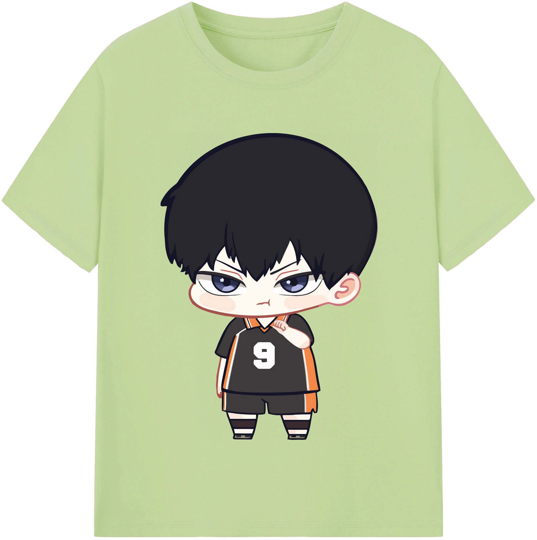 （画像用） ハイキュー!! Haikyu!! 綿100％半袖Tシャツ（フロントプリント）